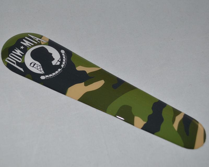 Jungle camo "pow mia" dash insert decal for 2010 - 2013 harley fltrx road glide 