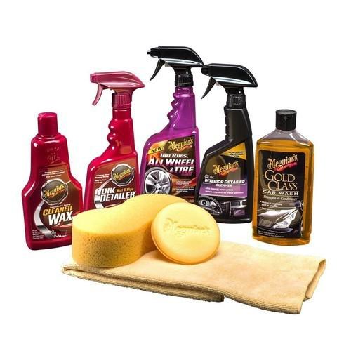 Buy Meguiar's Car Wash & Wax Kit Shine Detail Chrome Polish Rims Show