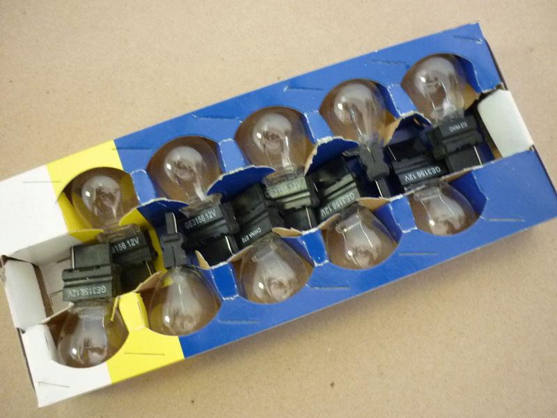 Ge 3156 miniature lamp turn signal indicator bulb a pack of 10 pcs