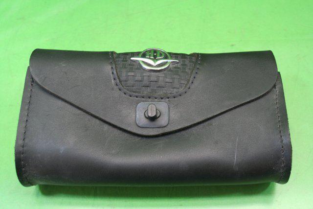 2000 harley davidson touring flhr road king leather windshield bag 