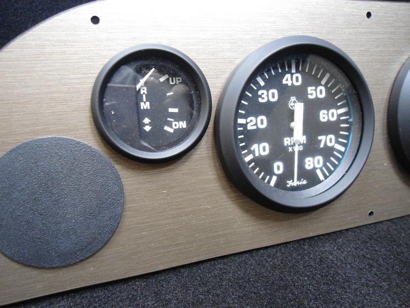 Buy PONTOON/FISHING GAUGE CLUSTER BOAT DASH PANEL INSTRUMENT CONTROL
