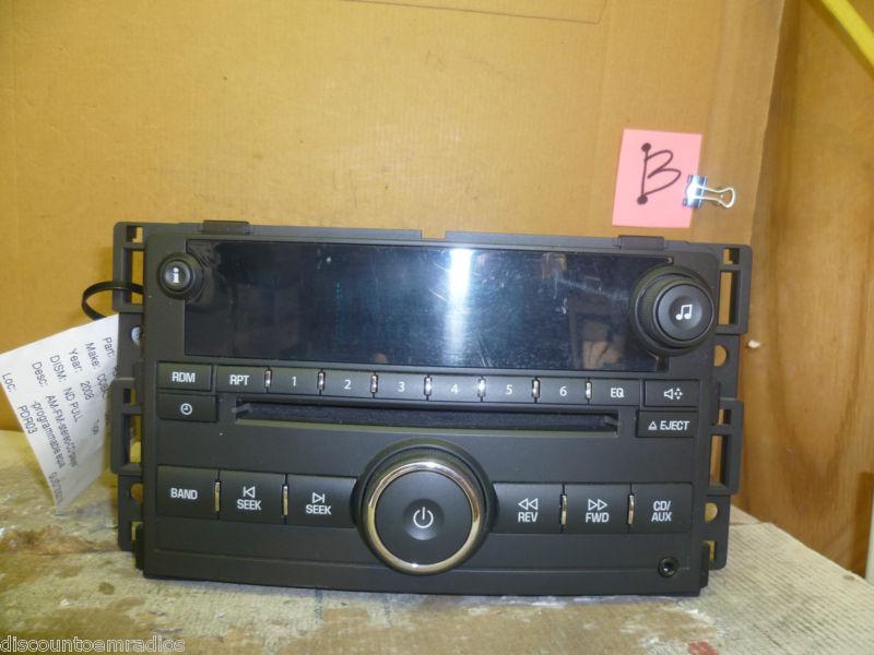07-09 chevrolet cobalt pontiac g5 radio cd player aux 25775625 factory *
