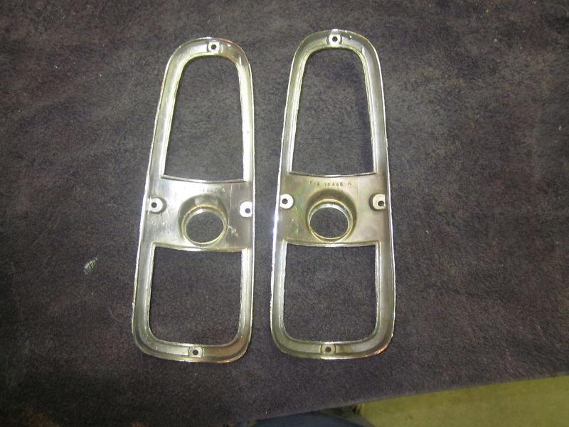 1952-53 mercury tail light bezels, US $75.00, image 4
