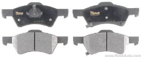 Raybestos atd857m front brake pads - semi metallic