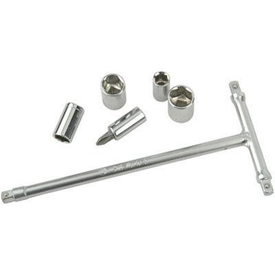 Tusk 3-way mini t-handle wrench tool kit - 1/4" drive