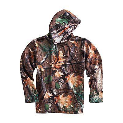 Polaris pursuit camo performance pull over hoodie hood mens 2x xx large 2xl