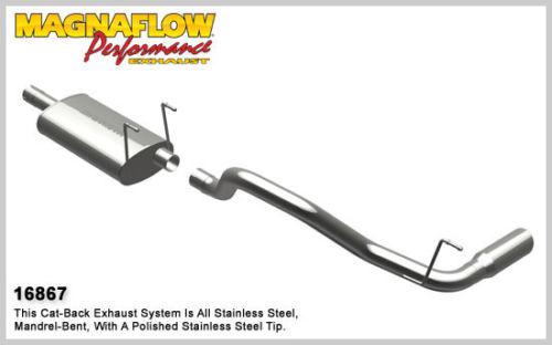 Magnaflow 16867 dodge truck ram 1500 truck stainless cat-back system exhaust