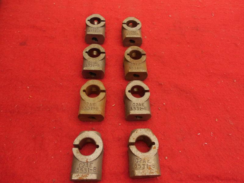 8 nos 62 63 ford full size special 403 427 v8 rocker arm support set c3az-6531-a