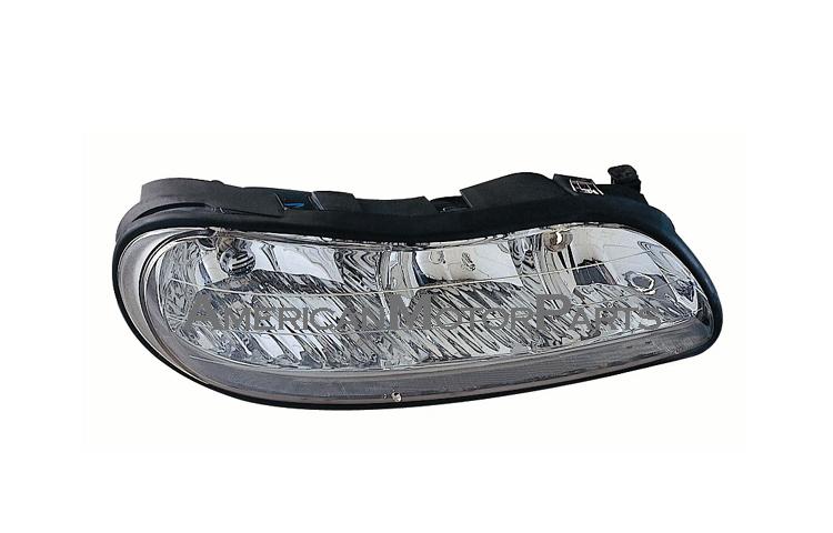 Right passenger side replacement headlight head lamp chevy oldsmobile - 22618781