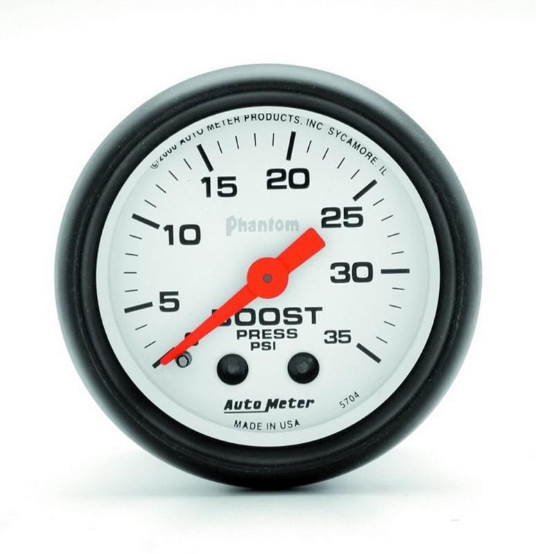 0-35 psi auto meter 5704 phantom boost analog gauges 2-1/16"  -  atm5704