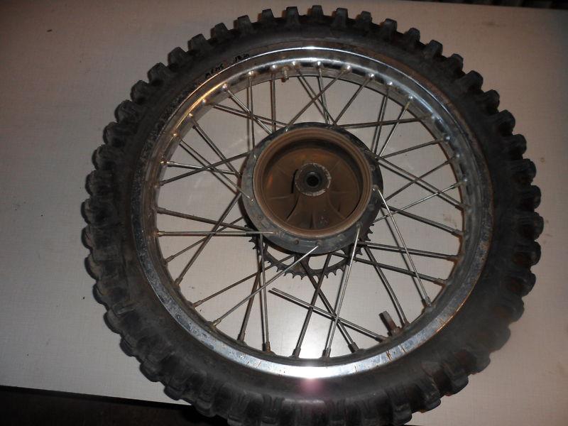 1979 yamaha mx175 mx 175 rear wheel 