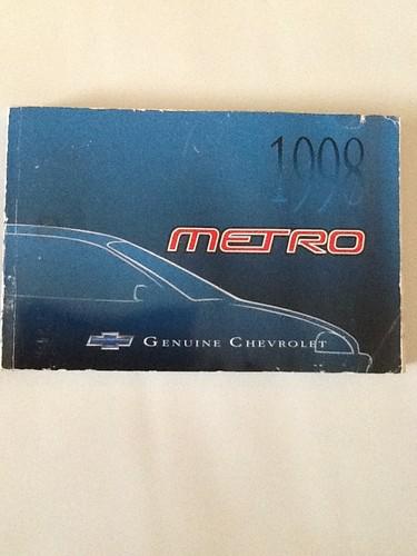 1998 geo metro owners manual
