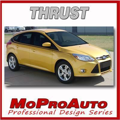 2012 ford focus pro grade 3m vinyl thrust side stripes decals graphics 412
