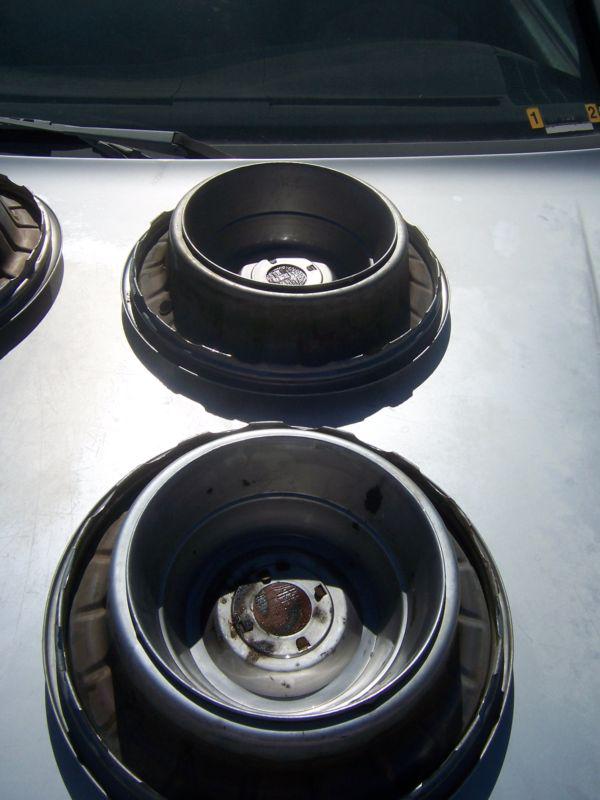 Buy 1956 CADILLAC FLEETWOOD DE VILLE ELDORADO HUBCAPS HUB CAP SET ORIGINAL CLEAN in Fontana