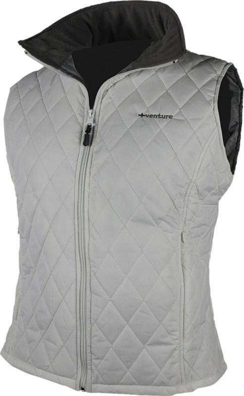Venture battery powered heated womens vest white large