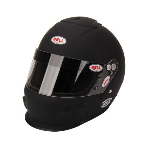 New bell br1 br.1 racing helmet sa10, flat matte black medium, snell 2010