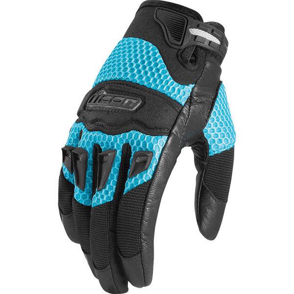 Light blue xl icon twenty-niner women's textile gloves