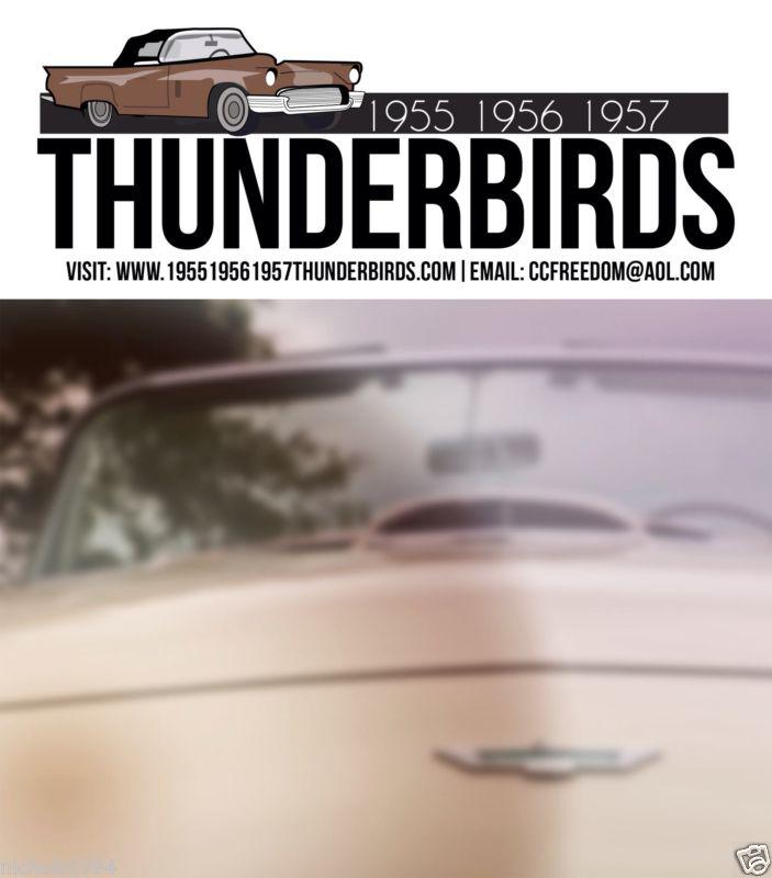1955 1956 1957 thunderbird left metal front fresh air duct lf decent!calif part!