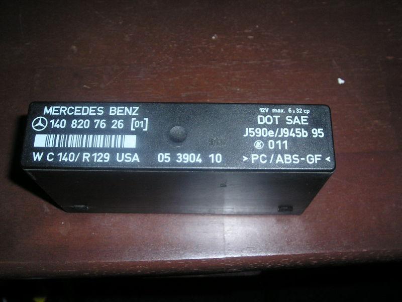 96-02 mercedes r129 sl500 sl320 hazard wiper control module 140 820 76 26 oem