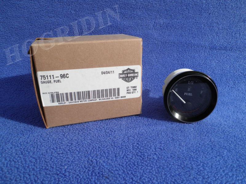 Harley touring electra glide classic road street fuel gas level gauge  75111-96c