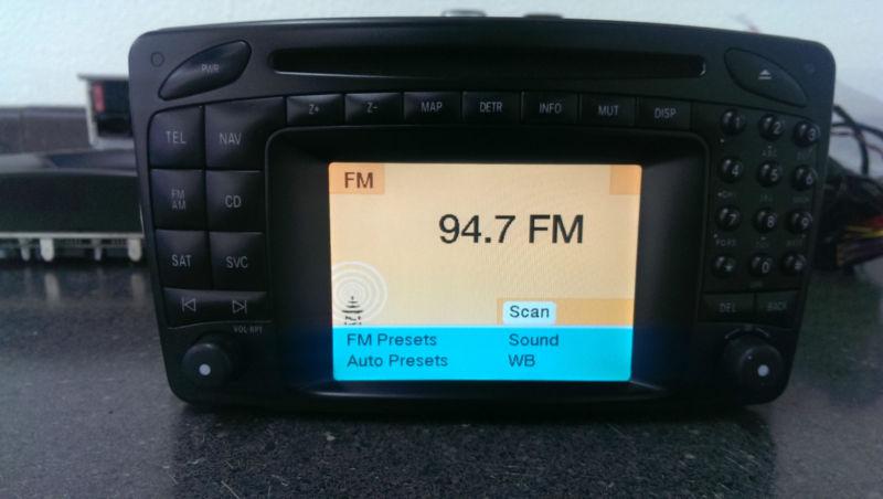 Mercedes benz w203 c class radio face 