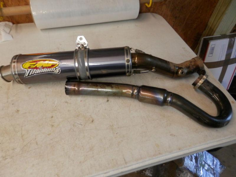 2003 honda crf450r  fmf titanium 4 w/ power bomb  