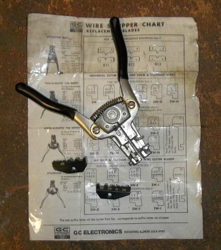 Aviation wire stripper pn: 8-22awg