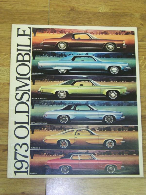 Find NOS 1973 Oldsmobile Dealer Sales Brochure 73 Olds Cutlass 88 98