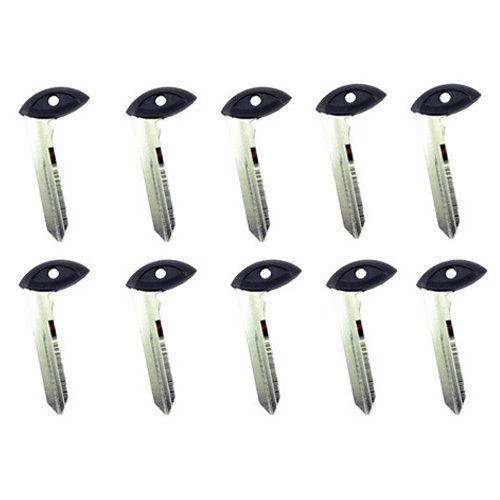 10pcs new uncut remote smart key blade for chrysler jeep volkswagen dodge(47mm)