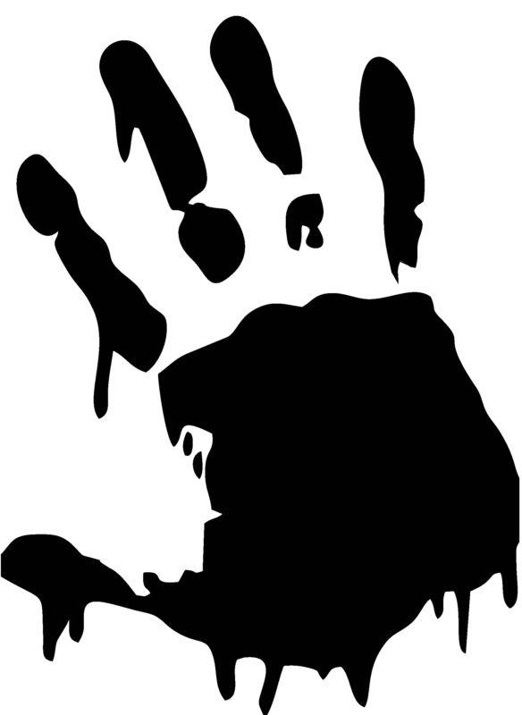 Sell ZOMBIE HAND Vinyl Car Decal Sticker, Highest Quality, WHITE, 11.5 ...