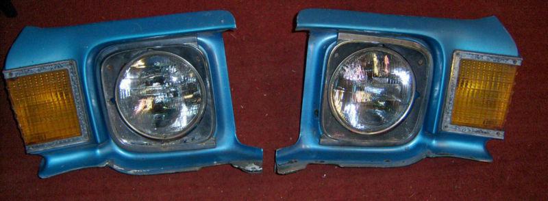 Orignial 1972 el camino headlight extensions