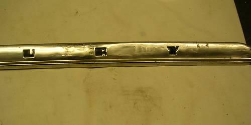 1950/51 mercury front fender ss moldings