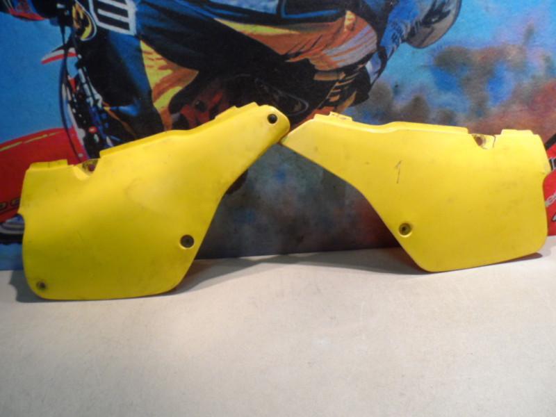 # 1990 suzuki rmx 250 side number panels / plates  90 rmx250 rm