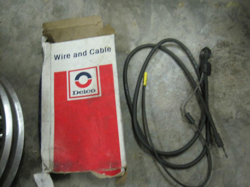 Nos ac delco remy battery cable side post positive 72-75 trans am firebird