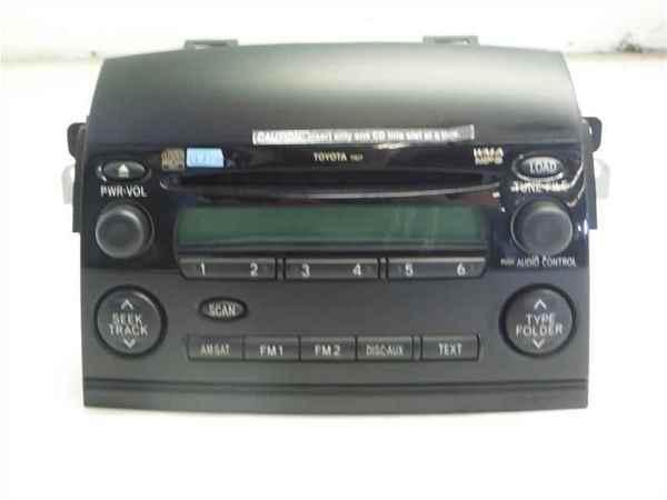 08 09 10 sienna oem single disc cd mp3 wma radio 11827