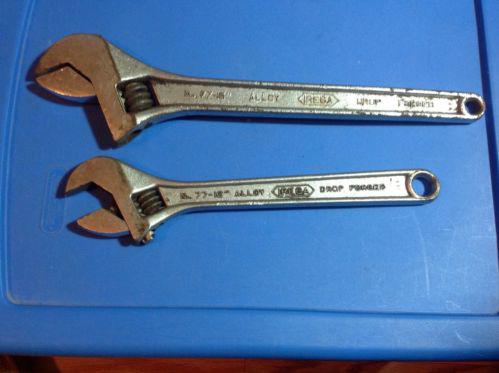 Irega no. 77-12 and 77-15 12 and 15 inch adjustable wrenchs