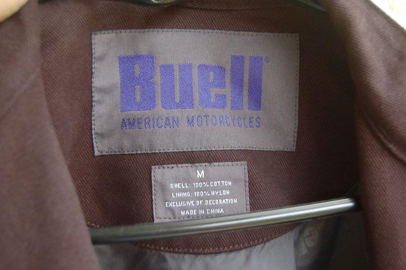 BUELL MOTORCYCLE JACKET BLACK AND GRAY , US $49.50, image 5