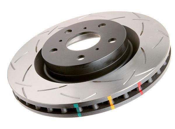 Dba t3 4000 series rear slotted rotors for the 2008 - 2013 subaru sti