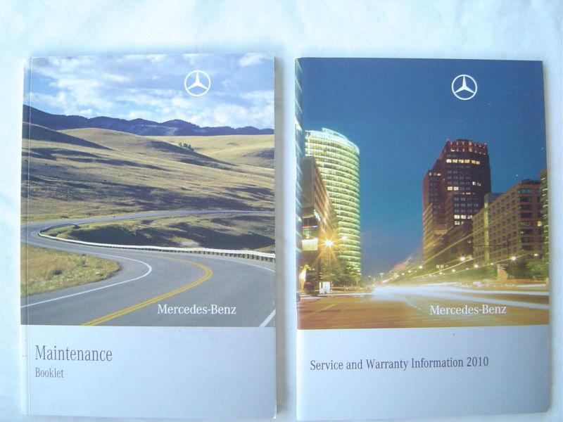 2010 mercedes benz service and warranty information and maintenance book