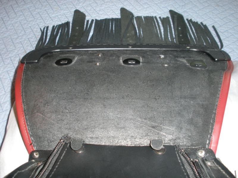 NEW>>>>HARLEY DAVIDSON RED TRIM SADDLEBAGS....90998-97, US $1,950.00, image 6