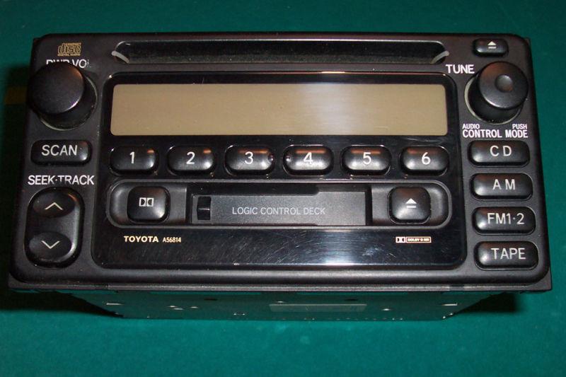 Toyota   am/fm/cd/cassette  radio  -  professionally reconditioned