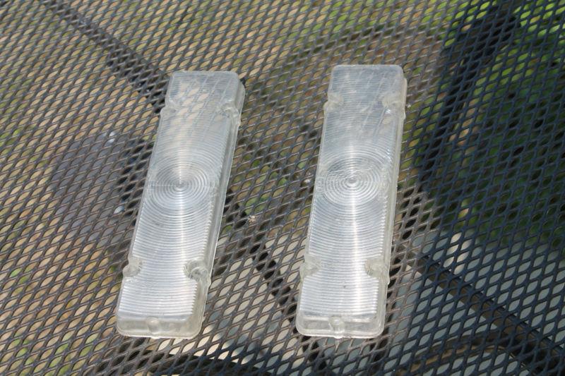 1961 chevrolet impala 2 dr 348 original front marker lenses