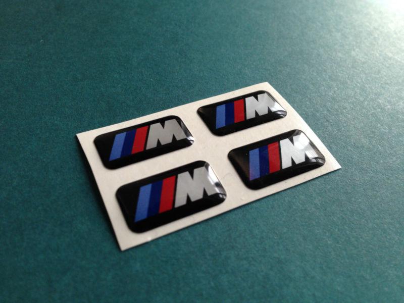 4 BMW M TECH Series sport alloy wheel badges replacement stickers 3 4 5 X3 X5 X6, US $4.49, image 1