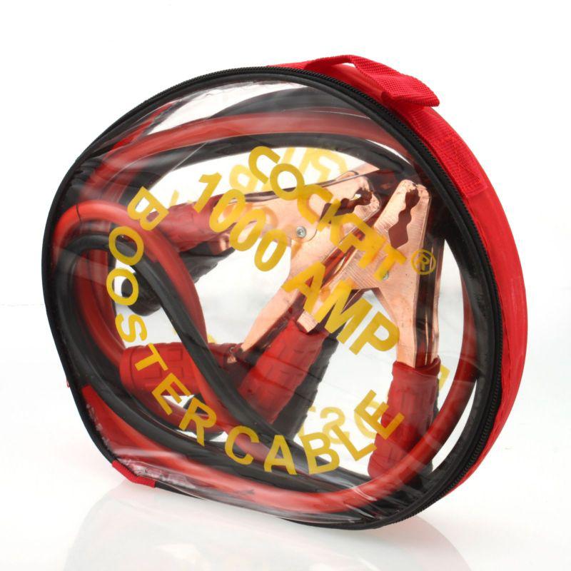 Heavy duty booster battery jumper booster 1000 amp jump start cable car truck