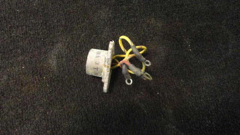 Used rectifier and lead assembly #0581778 for 1984 40hp johnson outboard motor