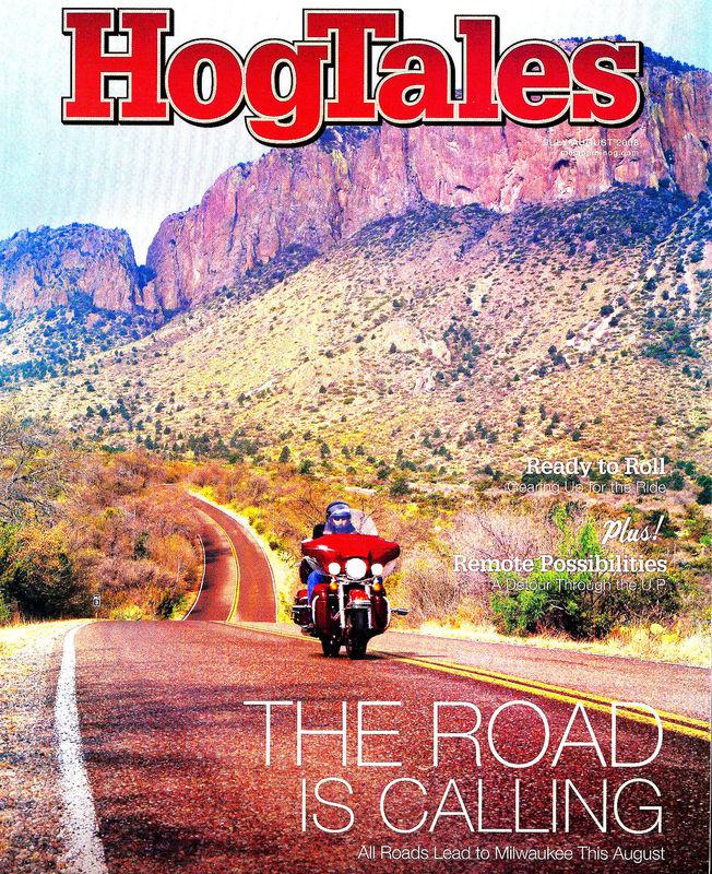 2008 july/aug harley hog tales magazine -105th celebration-helmets-lake michigan