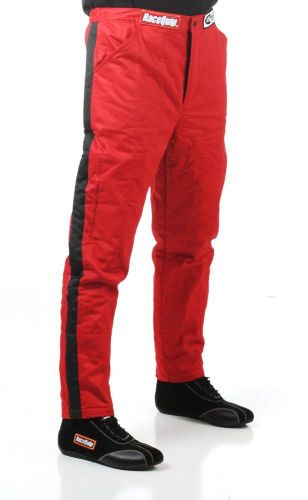 Racequip new return sfi-5 xl red pants multi layer - racing suit firesuit