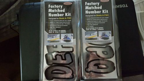 Boats personal watercraft number and lettering kit