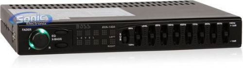 Boss ava1404 7-band graphic equalizer preamp w/ subwoofer input