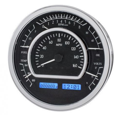 Dakota digital universal multi-level 7.25" round analog dash gauges vhx-1021 new
